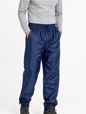 Acadia Rain Pants XXL Navy Waterproof Nylon Lined Hiking Outdoor Windbreaker